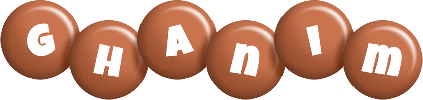 Ghanim candy-brown logo