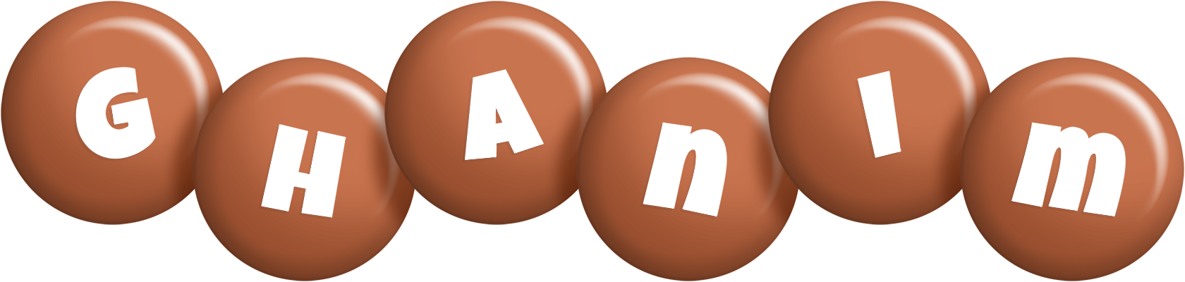 Ghanim candy-brown logo