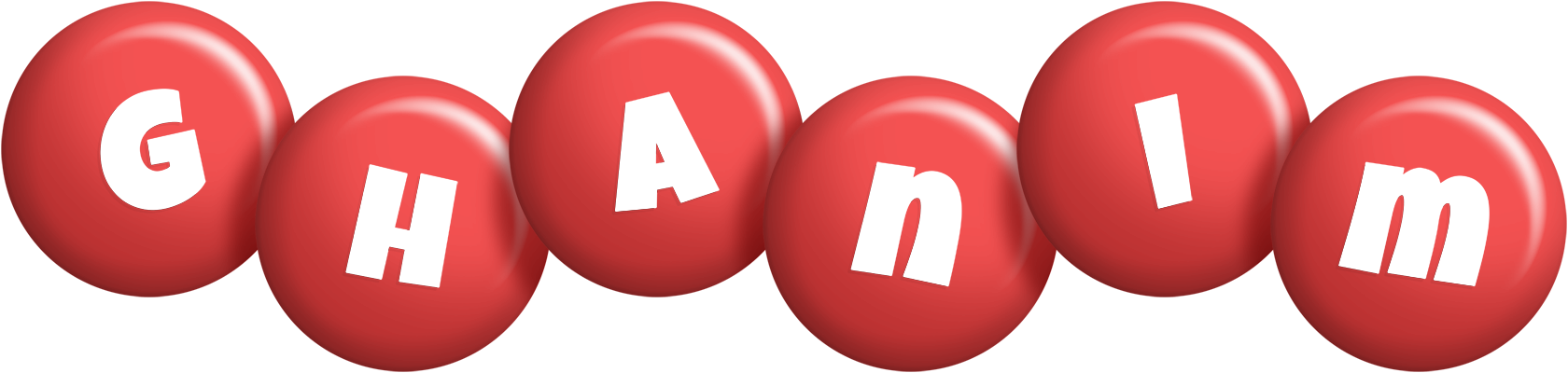 Ghanim candy-red logo