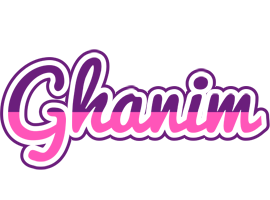 Ghanim cheerful logo