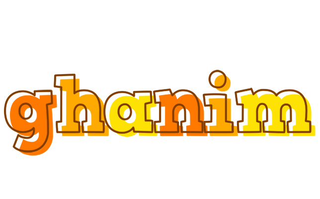 Ghanim desert logo
