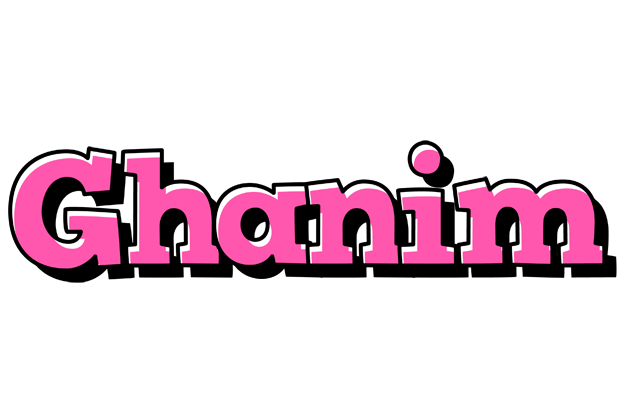 Ghanim girlish logo