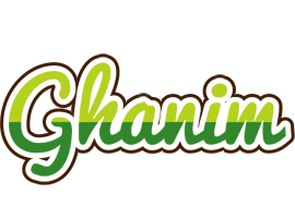 Ghanim golfing logo