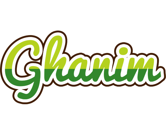 Ghanim golfing logo