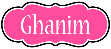 Ghanim invitation logo