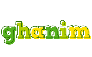 Ghanim juice logo