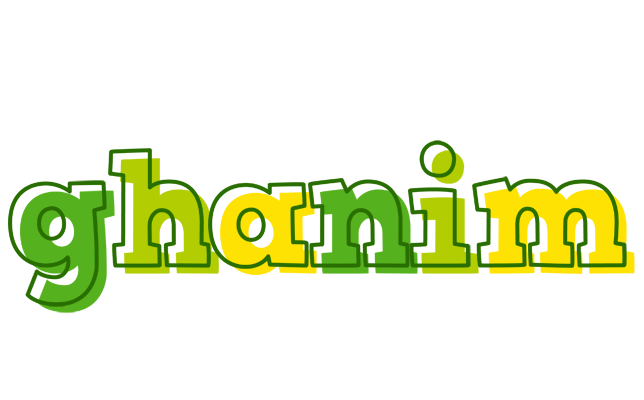 Ghanim juice logo