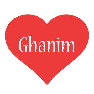 Ghanim love logo