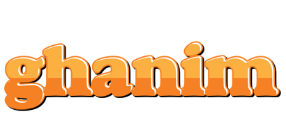 Ghanim orange logo