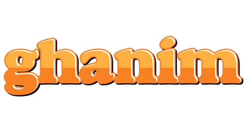 Ghanim orange logo