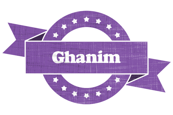 Ghanim royal logo