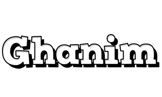 Ghanim snowing logo