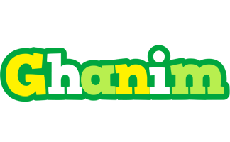 Ghanim soccer logo