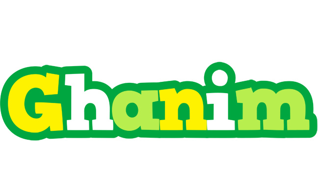 Ghanim soccer logo
