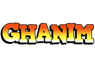 Ghanim sunset logo