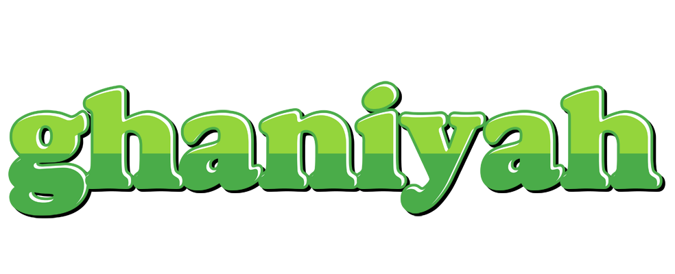 Ghaniyah apple logo