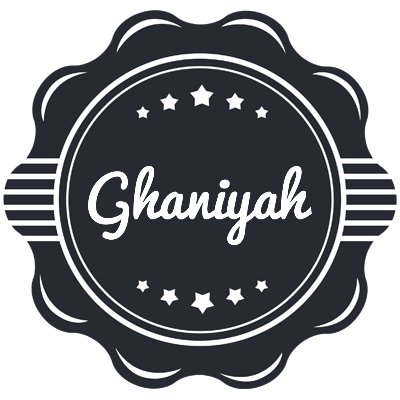 Ghaniyah badge logo