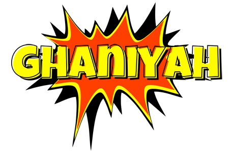 Ghaniyah bazinga logo