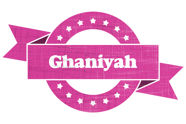 Ghaniyah beauty logo