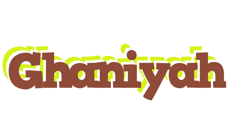 Ghaniyah caffeebar logo