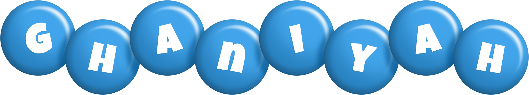 Ghaniyah candy-blue logo