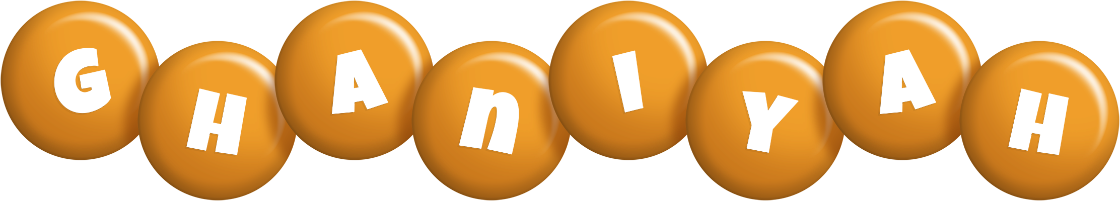 Ghaniyah candy-orange logo