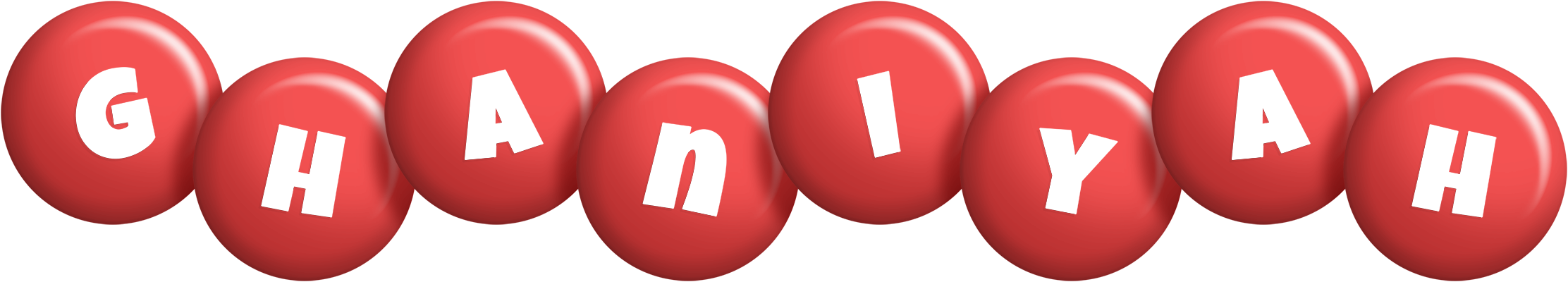 Ghaniyah candy-red logo
