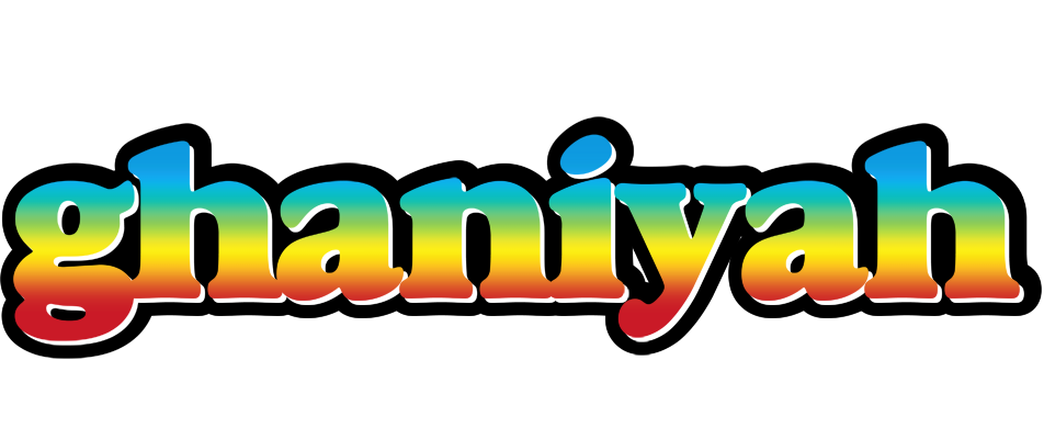Ghaniyah color logo