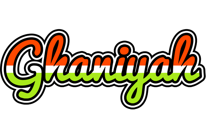 Ghaniyah exotic logo