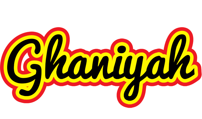 Ghaniyah flaming logo