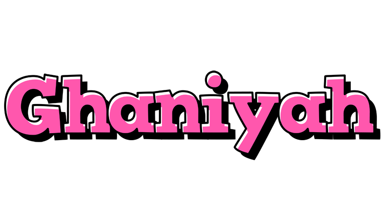 Ghaniyah girlish logo