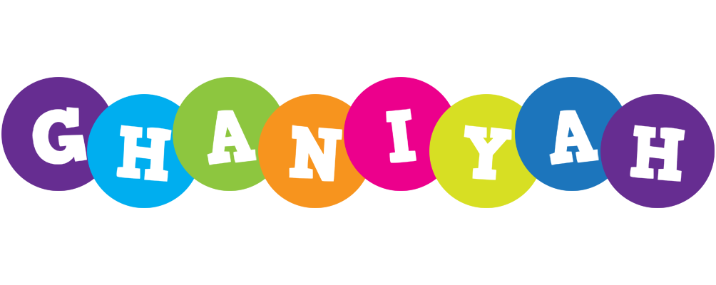 Ghaniyah happy logo