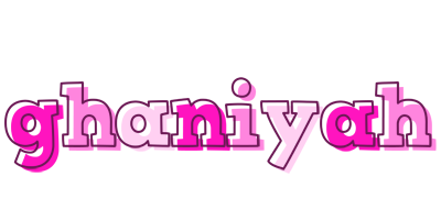 Ghaniyah hello logo