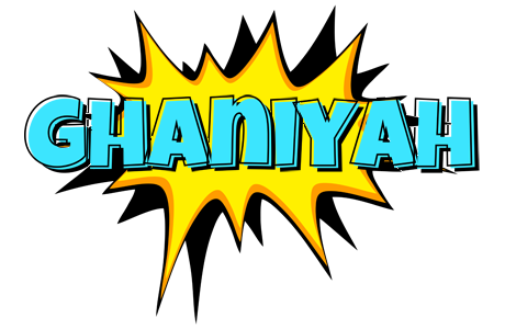 Ghaniyah indycar logo