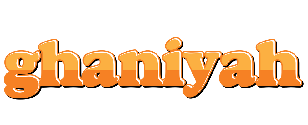 Ghaniyah orange logo