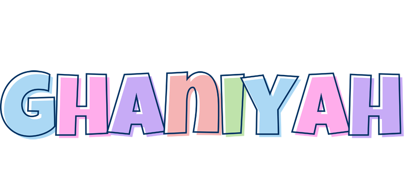 Ghaniyah pastel logo