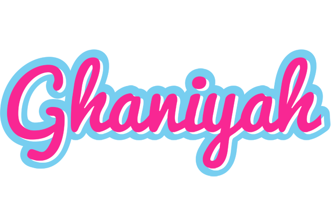 Ghaniyah popstar logo