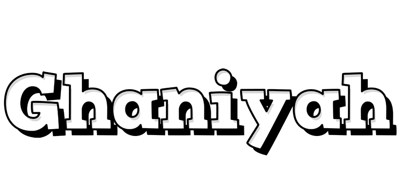 Ghaniyah snowing logo