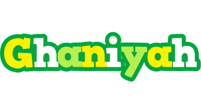 Ghaniyah soccer logo