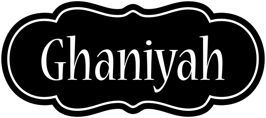 Ghaniyah welcome logo