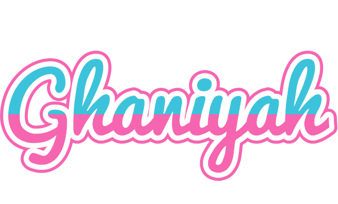 Ghaniyah woman logo
