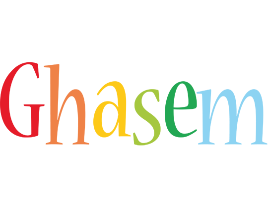 Ghasem birthday logo