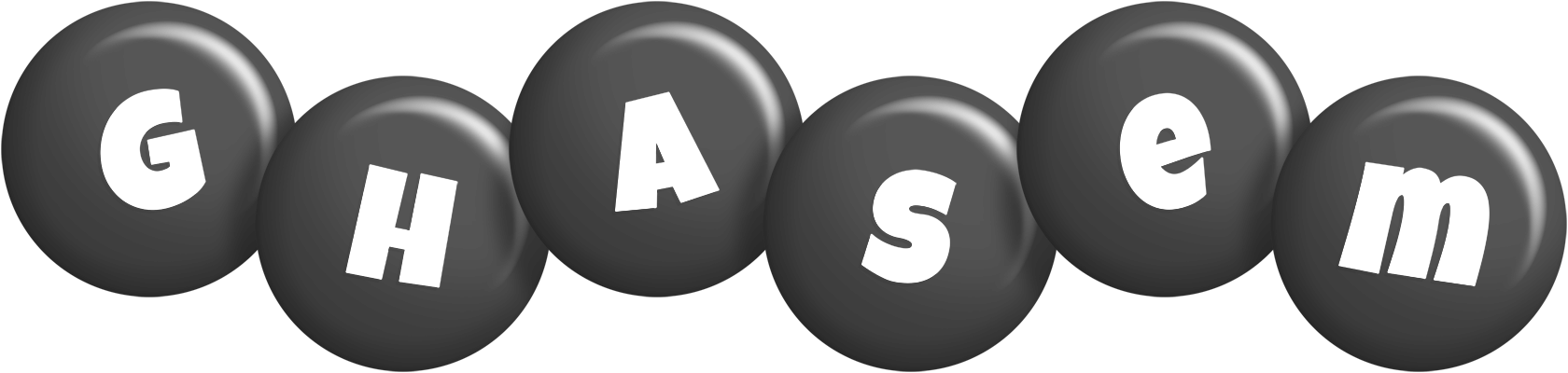Ghasem candy-black logo