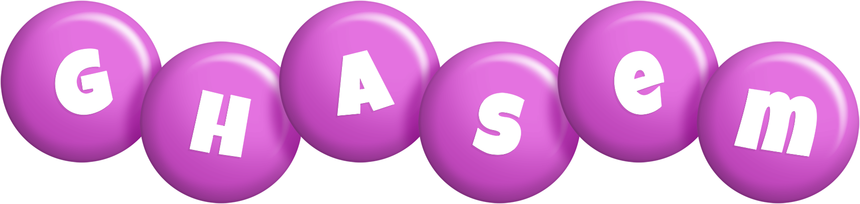 Ghasem candy-purple logo