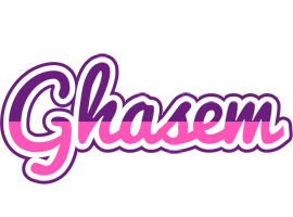 Ghasem cheerful logo