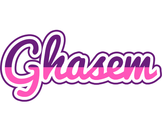 Ghasem cheerful logo