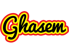 Ghasem flaming logo