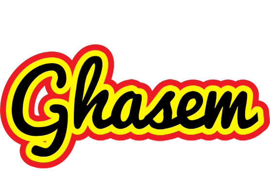 Ghasem flaming logo