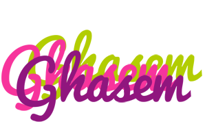 Ghasem flowers logo