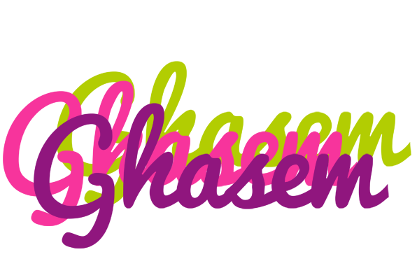 Ghasem flowers logo